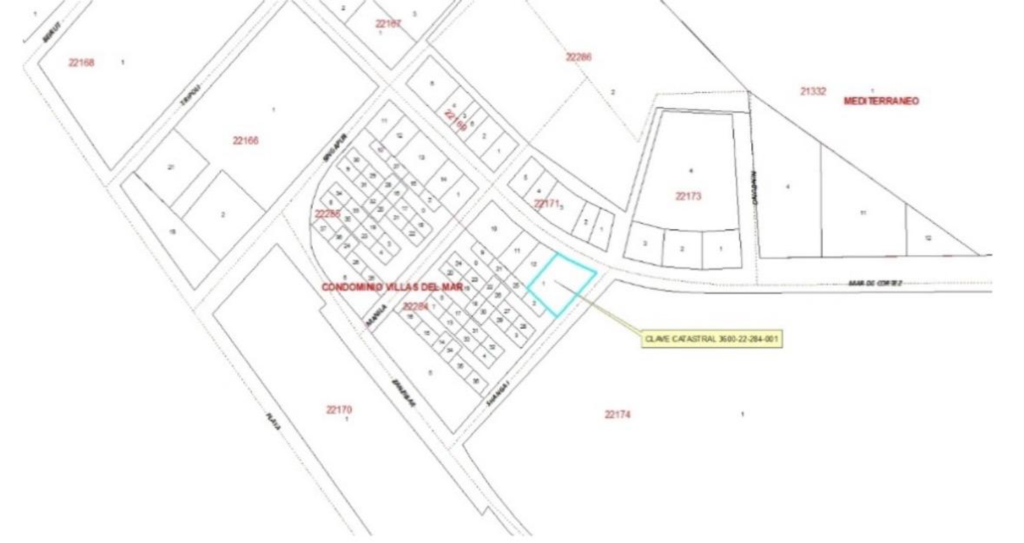 LOTE 1 TERRENO CON UNA SUP. 987.90 M2, BAHIA DE KINO, HILLO., SONORA.