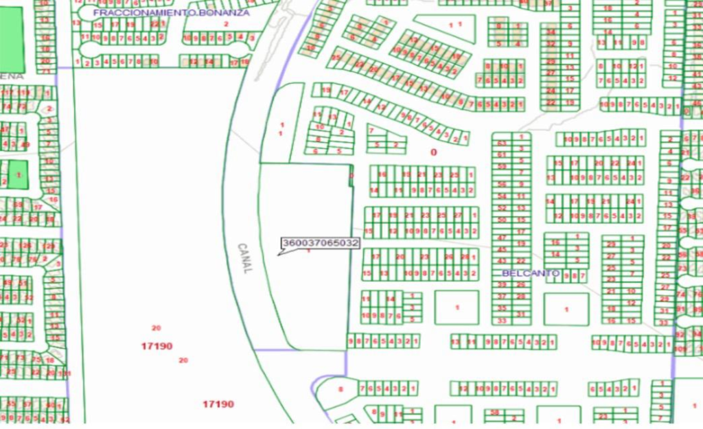 LOTE 4 TERRENO CON UNA SUP. DE 16,283.33 M2, FRACC. BONANZA, HILLO., SON.