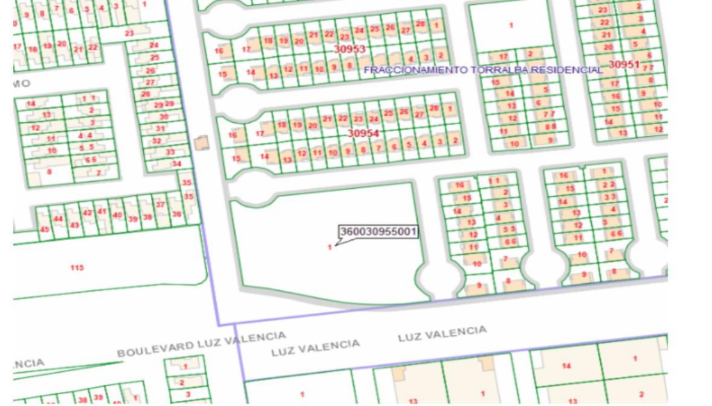 LOTE 6 TERRENO CON UNA SUP. DE 4,489.12 M2, TORRALBA RESIDENCIAL, HILLO.,SON.